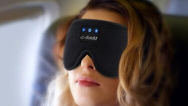 Sueña y neutraliza los ruidos externos con el antifaz para dormir con Bluetooth