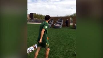 Jugadores de la MLS prueban su precisión al estilo de los videojuegos