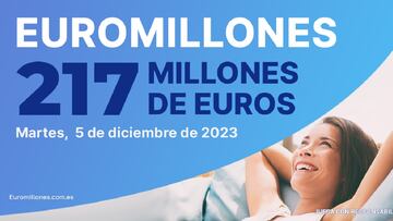 Euromillones: comprobar los resultados del sorteo de hoy, martes 5 de diciembre