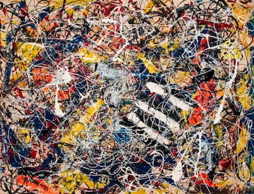 El cuadro del pintor expresionista abstracto estadounidense Jackson Pollock fue pintado en 1948, un a?o despus de que introdujera su tcnica del goteo. La pieza se vendi en transaccin privada entre el vendedor y Kenneth Griffin por 200 millones de dlares.