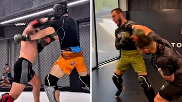 Ilia Topuria unleashes brutal training ahead of UFC lightweight title fight with Charles Oliveira