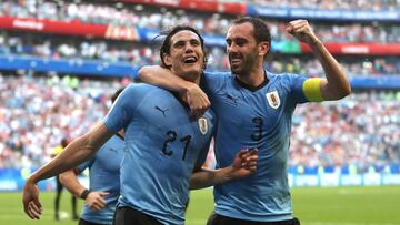 1x1 de Uruguay: Suárez se reivindica y Godín manda