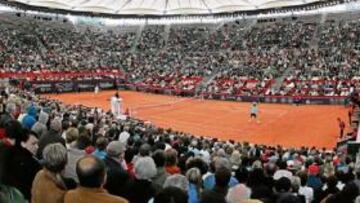 <b>EL GRAN DUELO. </b>Bajo la cubierta de lona del Rothenbaum Club de Hamburgo, las dos mejores raquetas de la ATP, Federer y Nadal, vuelven a cruzar sus caminos.