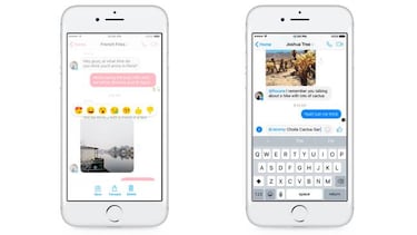 Las menciones y reacciones llegan los chats de Facebook Messenger