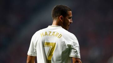 Hazard no tuvo protagonismo en el derbi y fue sustituido en el minuto 77...