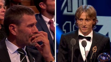 Modric hizo llorar a Boban con un emocionante mensaje