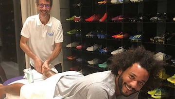 Marcelo con Juan Muro.