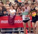 Héroe de Londres se sacrifica para ayudar a otro corredor