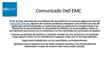 Error de Dell casi le cuesta miles de pesos