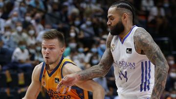 Valencia - Madrid: resumen y resultado, ACB (79-93)