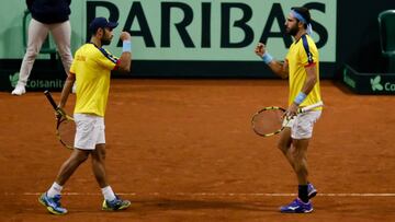 Juan Sebasti&aacute;n Cabal y Robert Farah, tenistas colombianos