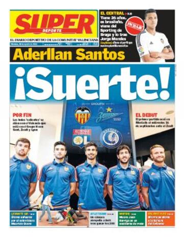 Portadas de la prensa deportiva