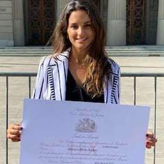 Estrella chilena en Europa y ahora oficialmente abogada