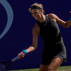 La favorita Azarenka y Garcia sufren en la hierba de Mallorca