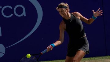 La favorita Azarenka y Garcia sufren en la hierba de Mallorca