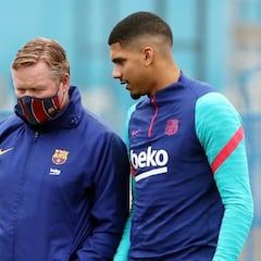 Araújo, el as guardado de Koeman para el Clásico