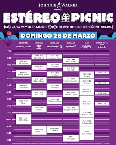 Festival Estéreo Picnic 2023: quién toca cada día, dónde es y lineup de bandas y artistas