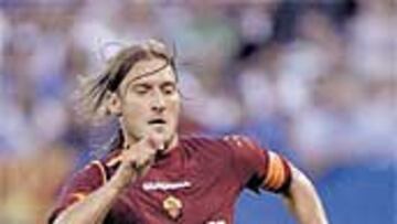 Totti es la estrella induscutible de la Roma.