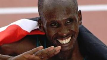 Samuel Wanjiru ganó el maratón de los JJ.OO. de Pekín 2008.