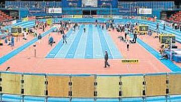 <b>TODO ESTÁ LISTO. </b>El National Indoor Arena de Birmingham acogió ayer los últimos entrenamientos. A partir de esta mañana llegan las competiciones del Europeo.