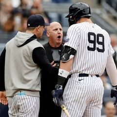 Aaron Judge es expulsado por primera vez en triunfo de Yankees ante Tigers
