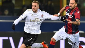 Deulofeu con el Milan. 