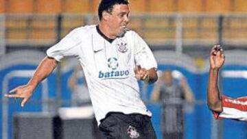 <b>EN FORMA. </b>De esta manera marcó su último gol Ronaldo, logrado ante el Ituano.