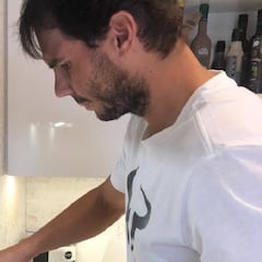 Nadal cambia la raqueta por la sartén durante la cuarentena