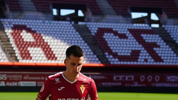 Juanto Ortuño, en su presentación como grana.