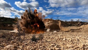 Un anciano de 97 años ayuda a encontrar una bomba de la Guerra Civil.