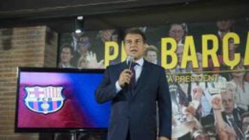 Joan Laporta, candidato a las elecciones del Barcelona.