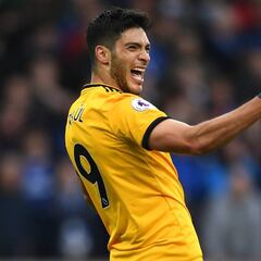 Raúl Jiménez a 1 gol de ser el mejor anotador de los Wolves