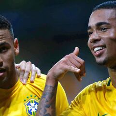 Neymar llama a Gabriel Jesús para asesorarse sobre su lesión