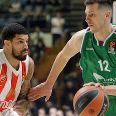 El Unicaja naufraga en Belgrado y se complica los playoffs