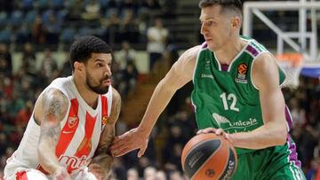El Unicaja naufraga en Belgrado y se complica los playoffs