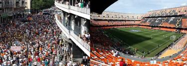 El Valencia gana al Celta, su afición golea a Peter Lim