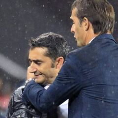 Julen Lopetegui le ganó sus dos duelos a Ernesto Valverde