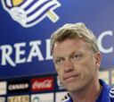 Moyes: "Mis planes son seguir aquí en la Real Sociedad"