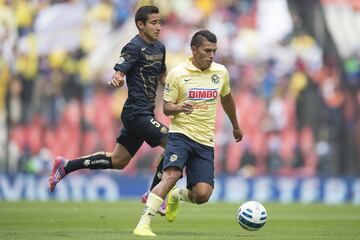 Llegó con las 'Águilas' en el Apertura 2014, torneo donde fue campeón con el equipo, sin embargo una campaña después se fue a Toluca.