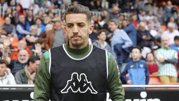 Feddal, el pasado sábado en Mestalla.