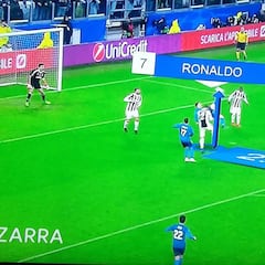 Cristiano, una chilena histórica: realizó el remate a 2,40 metros