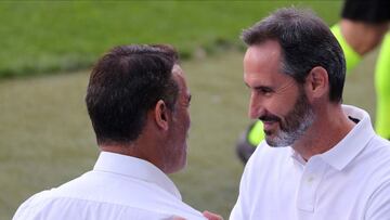 Luis García y Vicente Moreno.