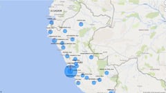 Mapa de casos por coronavirus por departamento en Perú: hoy, 30 de abril