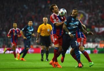 Mario Goetze y Ricardo Quaresma.