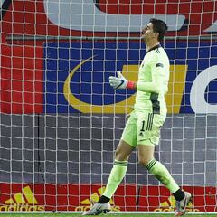 Courtois y el 'vacile' Hazard