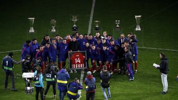 Homenaje a Gabi en el Wanda Metropolitano