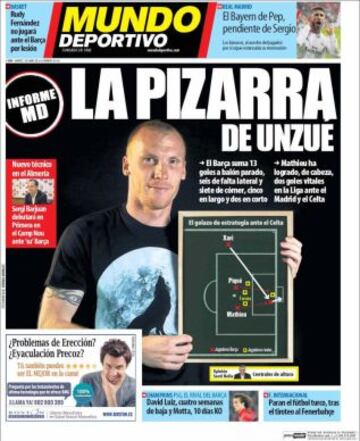 Portadas de la prensa deportiva