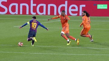 El Camp Nou en vilo y apareció Messi: el 3-1 sólo lo marca él así