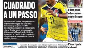 Medios italianos anuncian acuerdo: "Cuadrado a la Juve"