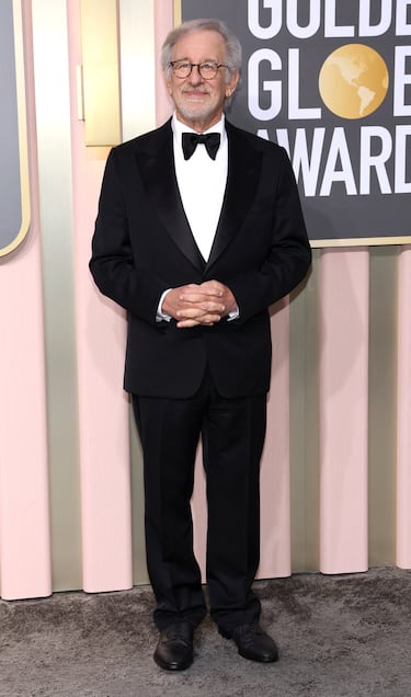 Steven Spielberg a su paso por la alfombra roja.
